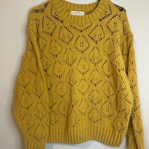 Mustard Yellow Knit Sweater